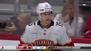 Dmitri Kulikov gets an assist on Lundells goal vs Red Wings 2 nov 2023 [upl. by Middle]