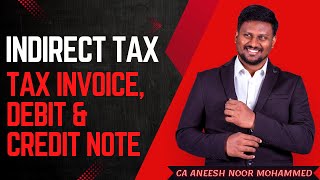 CA Inter  Indirect tax  Tax Invoice Debit Note amp Credit Note  Part 1  Jan 2025 [upl. by Mundford6]