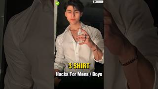 3 Shirts Hacks Every Men Should Know ✅  shorts viral [upl. by Cruickshank]