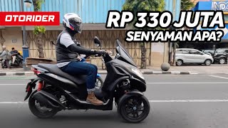 Piaggio MP3 300 hpe Sport  Tes Lengkap  OtoRider [upl. by Krusche]