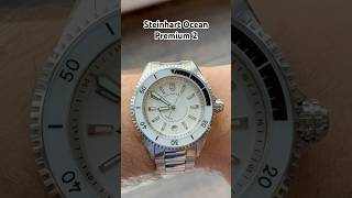 Steinhart Ocean Premium 2 White on 675quot17cm wrist steinhart wristroll watch wristwatch [upl. by Ailatan426]