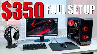 350 FULL PC Gaming Setup and How To Upgrade It Over Time [upl. by Oak]