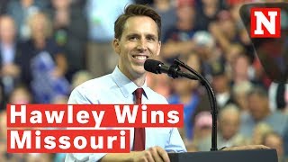 Josh Hawley Wins Missouri Senate Race [upl. by Sedberry527]