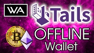 Cold Wallet Tutorial using Tails Electrum and MEW [upl. by Sirromal]