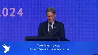 Cinema For Peace Laudation 2024  Tom Malinowski [upl. by Ettenirt]