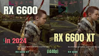 RX 6600xt vs 6600 1440p gaming 2024 [upl. by Cecilla]