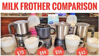 MILK FROTHER COMPARISON Secura AEVO Pansonite For Coffee Latte cappuccino Which One Is Better [upl. by Wakeen]