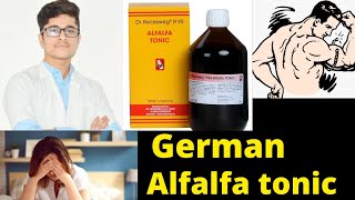 R95 Alfalfa tonic made in Germany benefits in hindi [upl. by Ahcropal]