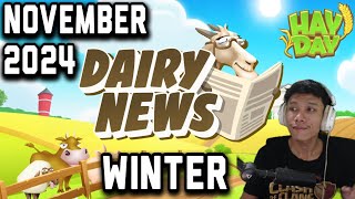 Dairy News  November Update  HAY DAY INDONESIA [upl. by Ycrep]