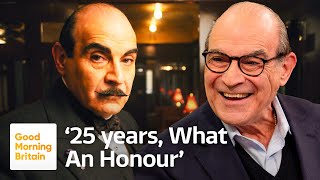 Poirot Star Sir David Suchet Opens Up About His Life and Career in New Tour  Good Morning Britain [upl. by Urata107]