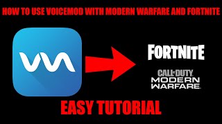 HOW TO USE VOICEMOD WITH FORTNITECOD EASY TUTORIAL 2024 WORKING [upl. by Alegnaoj838]