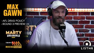 Max Gawn Talks AFL Drug Policy amp The Round Ahead  Triple M Footy [upl. by Anillehs]