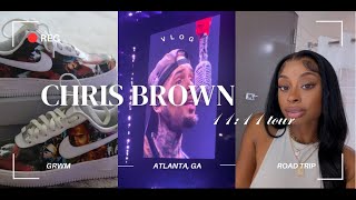 Chris Brown 1111 Tour Vlog  Road Trip to ATL  Breezy Blues  First Real Concert  4th of July [upl. by Ahsiad]