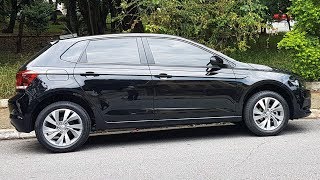 VW Polo 10 MPI 2018 impressões com 1200 Km rodados  consumo de etanol  wwwcarblogbr [upl. by Per]