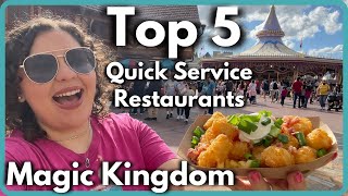 Ranking the Top 5 Quick Service Restaurants at Magic Kingdom  Walt Disney World [upl. by Ailama]