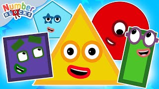 Figuras Geométricas 🟡🟩 Compilación para Niños  Aprende a Contar 12345  Numberblocks en Español [upl. by Laws864]