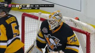 All 15 goals from Capitals and Penguins game in 87 seconds [upl. by Ytsur]