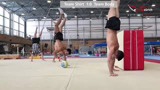 Swiss Cup Handstand Challenge 2018  Nationalkader Kunstturnen Männer [upl. by Ahael]