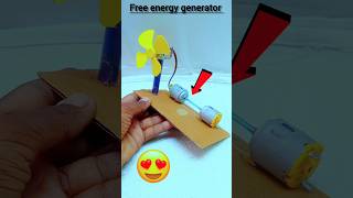 free energy generator science project for class 7th students working model essy science exhibition [upl. by Ylrebmik405]