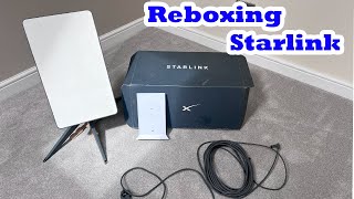 Reboxing A Starlink To Send Back Or Travel With  Rebox [upl. by Ahsaele89]