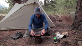 Backpacking dinner recipe Beans amp Rice with Fritos amp Cheese [upl. by Allit847]