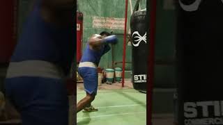 boxing boxing bagheavyweightboxing trainingboxerviral video watch punching backSumeetKanade [upl. by Jez846]