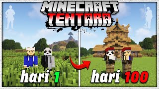 100 Hari Di Minecraft Tapi Kita Jadi TENTARA ★ Part 1 [upl. by Aneelak]