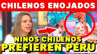 LOS NIÑOS CHILENOS PREFIEREN LA COMIDA PERUANA LA PRENSA CHILENA ENOJADA TRAS CONOCERLO [upl. by Ellimac]