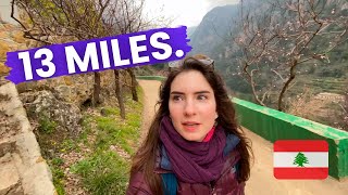 7 Hour Hike Inside Lebanon’s HOLY Kadisha Valley 🇱🇧 Breathtaking 4K [upl. by Millham]