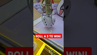 Roll a 5 To Win ANY Prize in This Claw Machine [upl. by Hgielrak194]