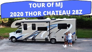 FULL MOTORHOME WALKTHROUGH TOUR  2020 Thor Chateau 28Z [upl. by Showker]