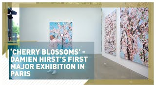 Cherry Blossoms  Damien Hirsts first major exhibition in Paris [upl. by Neumark]