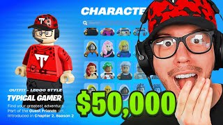 My 50000 LEGO Fortnite LOCKER TOUR WORLD BEST [upl. by Ahsenrad622]