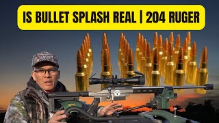 Is Bullet Splash Real  204 Ruger [upl. by Caye480]