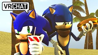 WE SHOW THE BOOM SONIC MEETS BOOM SONIC IN VRCHAT [upl. by Ennywg465]