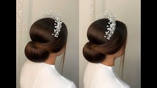 Wedding Hair Style Coc Clasic Coafură pentru mireasă hairstyle [upl. by Atinej667]