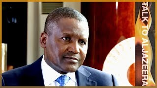 Aliko Dangote Africas richest man  Talk to Al Jazeera [upl. by Lillie]