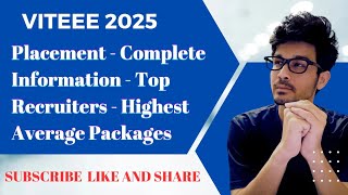 VITEEE 2025  PLACEMENT  TOP RECRUITERS  AVERAGE AND HIGHEST PLACEMENT  COMPARISON ALL INFO [upl. by Adelbert]