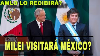 MILEI VISITARÁ MÉXICOAMLO LE REGALARÁ SU LIBRO PARA AYUDAR A ARGENTINA [upl. by Brice]