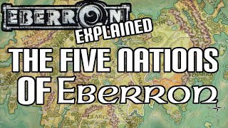 Eberron Lore  The Nations of Khorvaire Dungeons amp Dragons [upl. by Calesta]