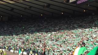 Hibernian fans sing Sunshine on Leith after Scottish Cup win vs Rangers [upl. by Inger]