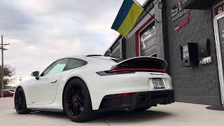 992 Carrera GTS  JCR Titanium Valved Center Exhaust w RedStar Heat Shielded GESI Catalyst [upl. by Tichon]