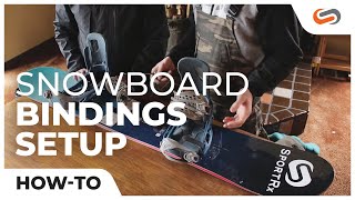 How to Setup Your Snowboard Bindings with SnowBoardProCamp  SportRx [upl. by Atnwahsal]