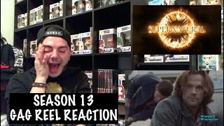 SUPERNATURAL  SEASON 13 GAG REEL REACTION [upl. by Bowers]