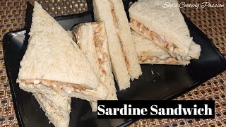 How To Make Sardine Sandwich  Malaysian Style Sardine Sandwich [upl. by Hellene911]