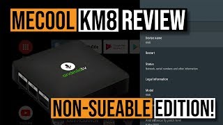 UPDATED CHEAPEST HD NETFLIX TV BOX Mecool KM8 Review  Android 8 TV Voice Remote Dolby Supported [upl. by Ahsille]