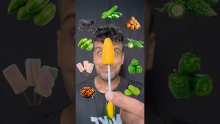 Eating Challengecucumberlolipopvegetables eating asmr eatingchallenge bikueating food [upl. by Goodhen]