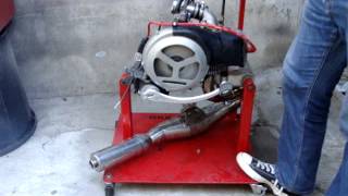 Vespa GS Racing motor whith quattrini cylinderfirst run [upl. by Enylrac]