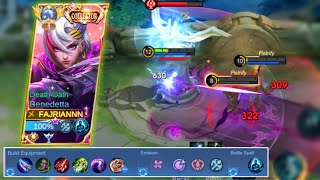 TOP GLOBAL BENEDETTA  BENEDETTA EXP ROTATION  BENEDETTA GAMEPLAY MOBILE LEGENDS [upl. by Giustina695]