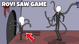 ROVI se DISFRAZA de SLENDERMAN   Rovi Saw Game  Solución Completa 2 [upl. by Bruckner]